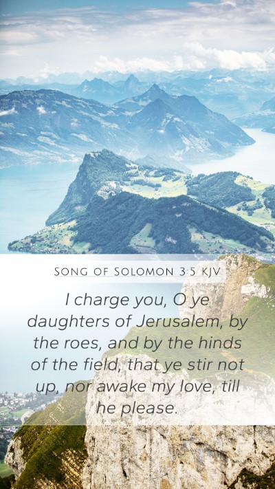 Song of Solomon 3:5 KJV Bible Verse Image