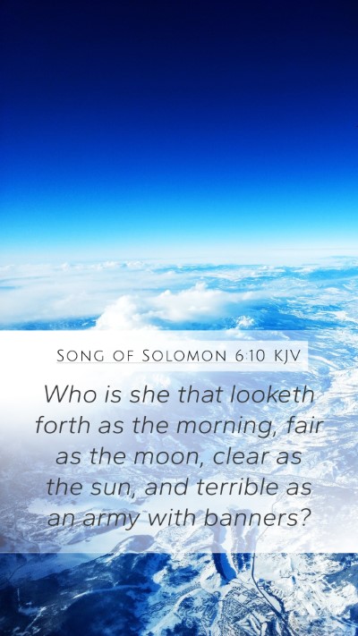 Song of Solomon 6:10 KJV Bible Verse Image