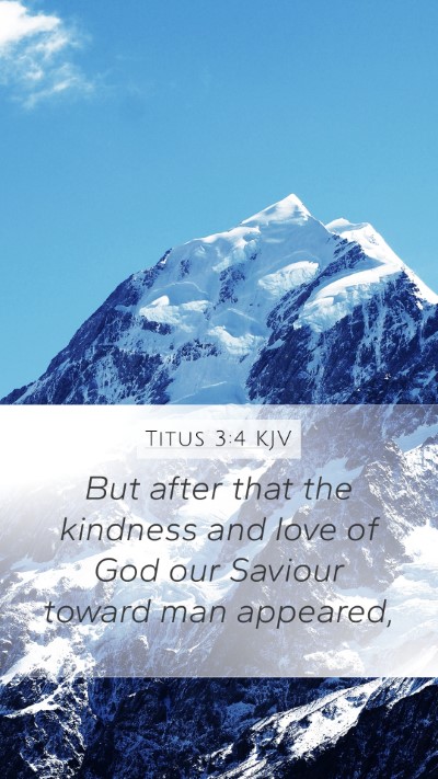 Titus 3:4 KJV Bible Verse Image