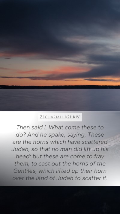 Zechariah 1:21 KJV Bible Verse Image