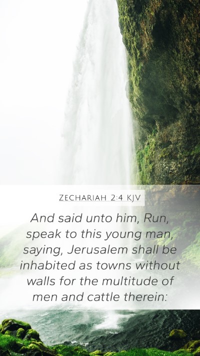 Zechariah 2:4 KJV Bible Verse Image