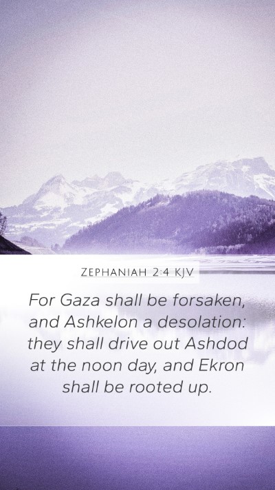 Zephaniah 2:4 KJV Bible Verse Image