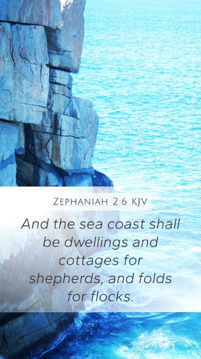 Zephaniah 2:6 KJV Bible Verse Image