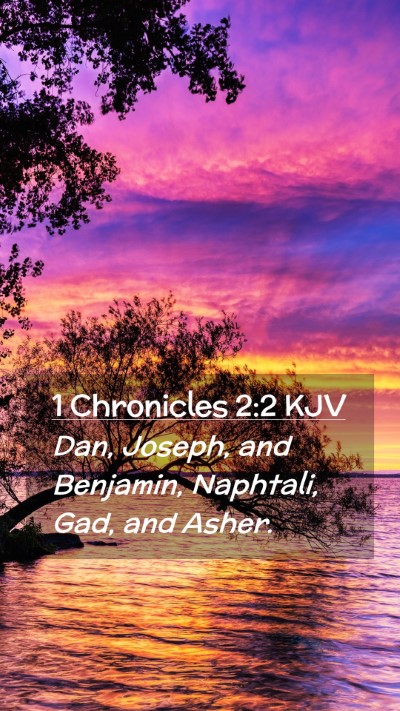 Picture 02 - 1 Chronicles 2:2 KJV Mobile Phone Wallpaper - Dan, Joseph, and Benjamin, Naphtali, Gad, and - Mobile Bible Verse Wallpaper