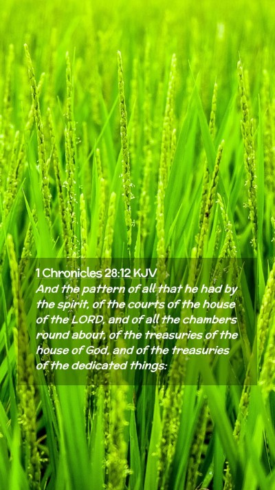 Picture 02 - 1 Chronicles 28:12 KJV Mobile Phone Wallpaper - And the pattern of all that he had by the spirit, - Mobile Bible Verse Wallpaper