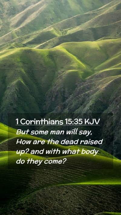 Picture 02 - 1 Corinthians 15:35 KJV Mobile Phone Wallpaper - But some man will say, How are the dead raised - Mobile Bible Verse Wallpaper