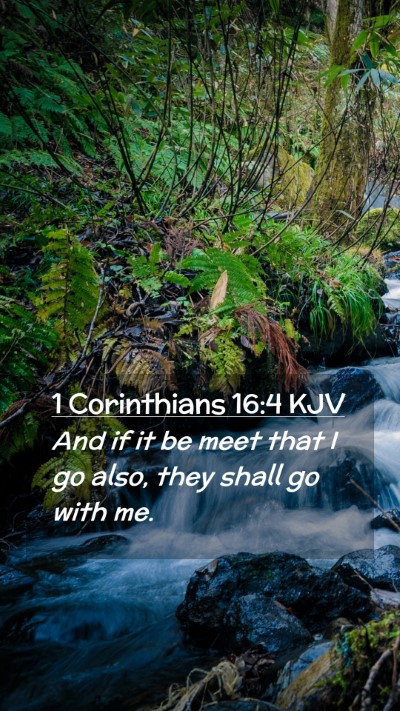 Picture 02 - 1 Corinthians 16:4 KJV Mobile Phone Wallpaper - And if it be meet that I go also, they shall go - Mobile Bible Verse Wallpaper
