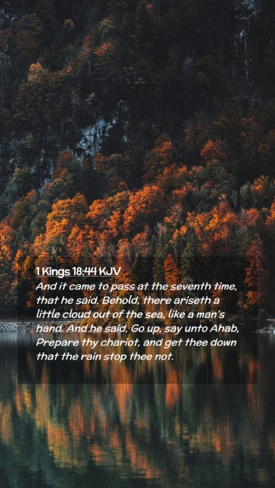 Picture 02 - 1 Kings 18:44 KJV Mobile Phone Wallpaper - And it came to pass at the seventh time, that he - Mobile Bible Verse Wallpaper