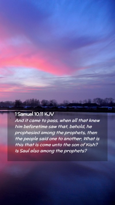 Picture 02 - 1 Samuel 10:11 KJV Mobile Phone Wallpaper - And it came to pass, when all that knew him - Mobile Bible Verse Wallpaper