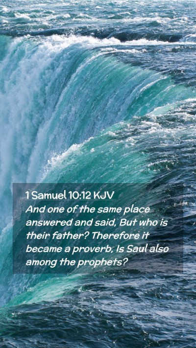Picture 02 - 1 Samuel 10:12 KJV Mobile Phone Wallpaper - And one of the same place answered and said, But - Mobile Bible Verse Wallpaper