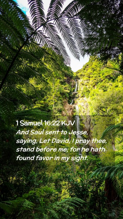 Picture 02 - 1 Samuel 16:22 KJV Mobile Phone Wallpaper - And Saul sent to Jesse, saying, Let David, I pray - Mobile Bible Verse Wallpaper