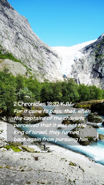 Picture 02 - 2 Chronicles 18:32 KJV Mobile Phone Wallpaper - For it came to pass, that, when the captains of - Mobile Bible Verse Wallpaper