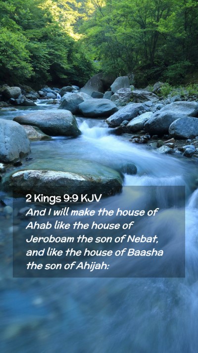 Picture 02 - 2 Kings 9:9 KJV Mobile Phone Wallpaper - And I will make the house of Ahab like the house - Mobile Bible Verse Wallpaper