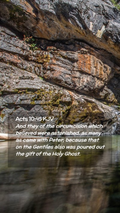 Picture 02 - Acts 10:45 KJV Mobile Phone Wallpaper - And they of the circumcision which believed were - Mobile Bible Verse Wallpaper