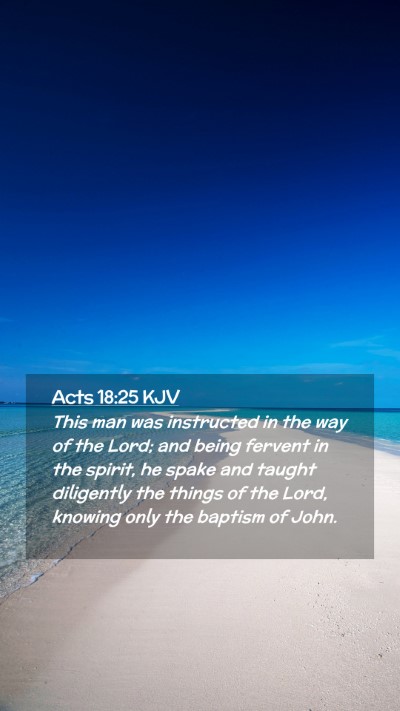 Picture 02 - Acts 18:25 KJV Mobile Phone Wallpaper - This man was instructed in the way of the Lord; - Mobile Bible Verse Wallpaper