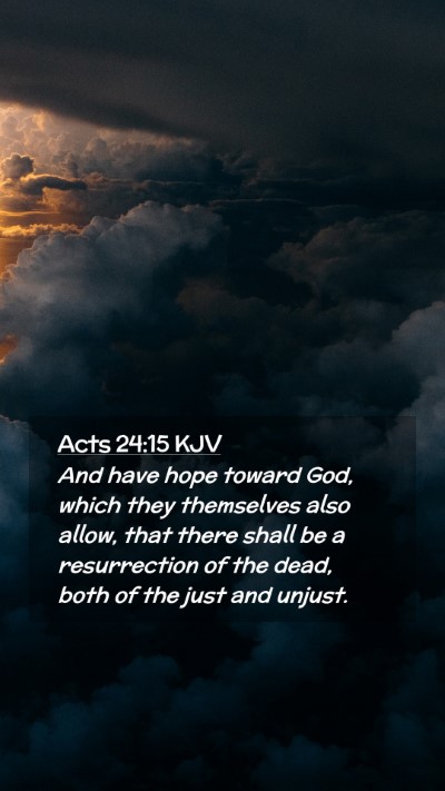 Picture 02 - Acts 24:15 KJV Mobile Phone Wallpaper - And have hope toward God, which they themselves - Mobile Bible Verse Wallpaper