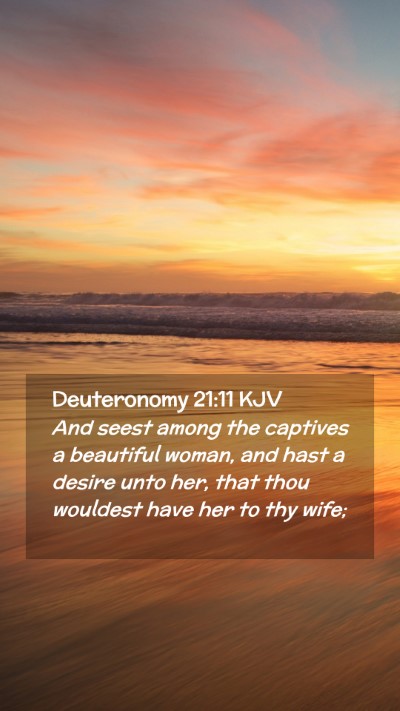 Picture 02 - Deuteronomy 21:11 KJV Mobile Phone Wallpaper - And seest among the captives a beautiful woman, - Mobile Bible Verse Wallpaper
