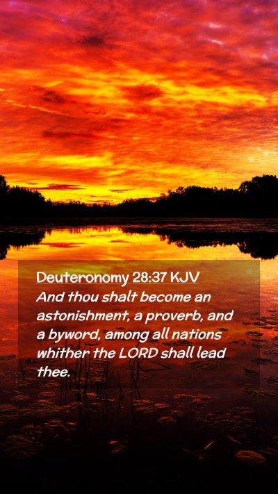Picture 02 - Deuteronomy 28:37 KJV Mobile Phone Wallpaper - And thou shalt become an astonishment, a proverb, - Mobile Bible Verse Wallpaper