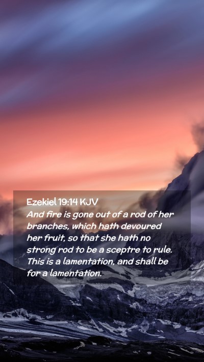Picture 02 - Ezekiel 19:14 KJV Mobile Phone Wallpaper - And fire is gone out of a rod of her branches, - Mobile Bible Verse Wallpaper