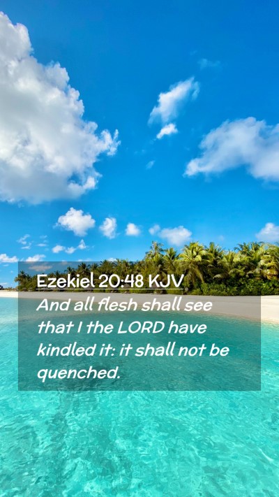Picture 02 - Ezekiel 20:48 KJV Mobile Phone Wallpaper - And all flesh shall see that I the LORD have - Mobile Bible Verse Wallpaper