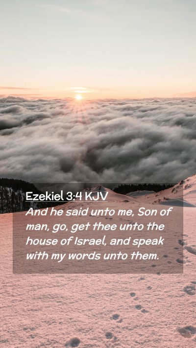 Picture 02 - Ezekiel 3:4 KJV Mobile Phone Wallpaper - And he said unto me, Son of man, go, get thee - Mobile Bible Verse Wallpaper