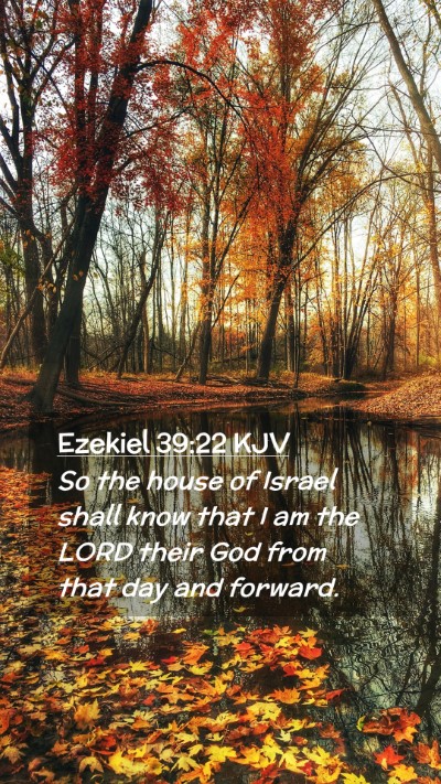 Picture 02 - Ezekiel 39:22 KJV Mobile Phone Wallpaper - So the house of Israel shall know that I am the - Mobile Bible Verse Wallpaper