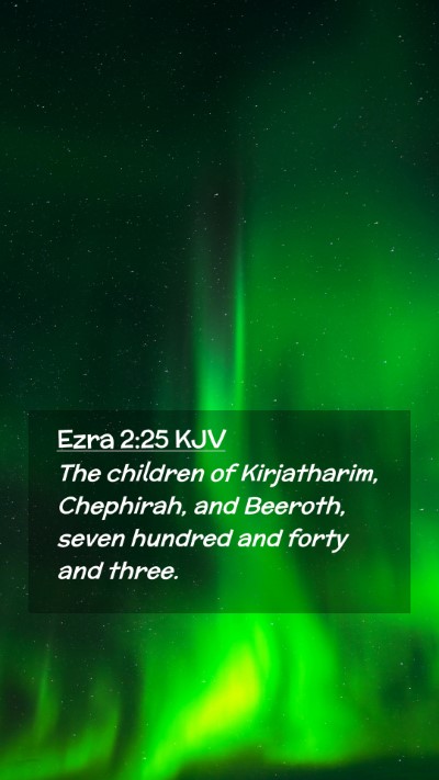 Picture 02 - Ezra 2:25 KJV Mobile Phone Wallpaper - The children of Kirjatharim, Chephirah, and - Mobile Bible Verse Wallpaper