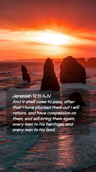 Picture 02 - Jeremiah 12:15 KJV Mobile Phone Wallpaper - And it shall come to pass, after that I have - Mobile Bible Verse Wallpaper
