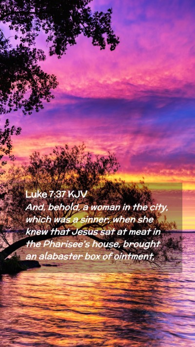 Picture 02 - Luke 7:37 KJV Mobile Phone Wallpaper - And, behold, a woman in the city, which was a - Mobile Bible Verse Wallpaper