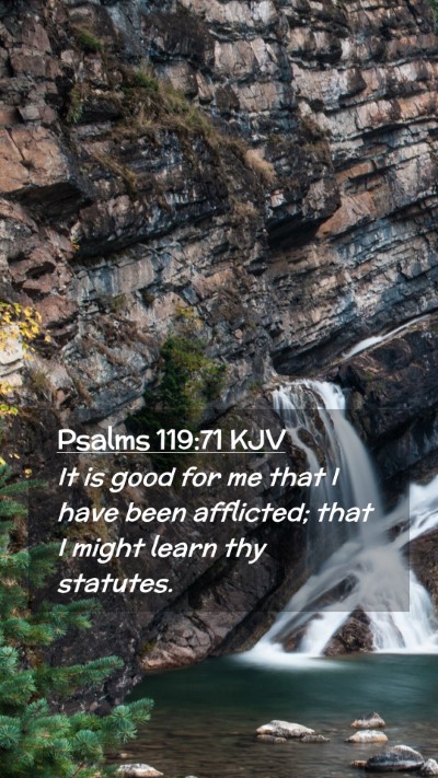 Picture 02 - Psalms 119:71 KJV Mobile Phone Wallpaper - It is good for me that I have been afflicted; - Mobile Bible Verse Wallpaper