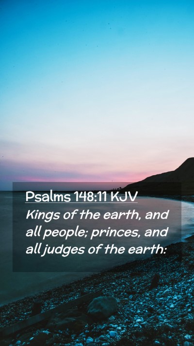 Picture 02 - Psalms 148:11 KJV Mobile Phone Wallpaper - Kings of the earth, and all people; princes, and - Mobile Bible Verse Wallpaper