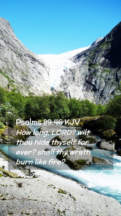 Picture 02 - Psalms 89:46 KJV Mobile Phone Wallpaper - How long, LORD? wilt thou hide thyself for ever? - Mobile Bible Verse Wallpaper