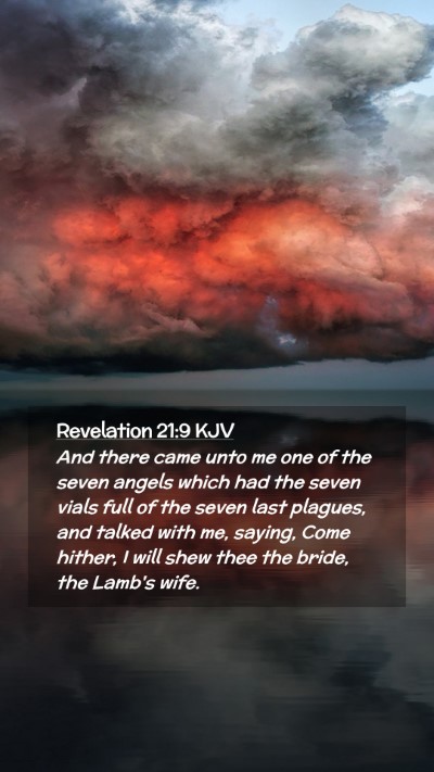 Picture 02 - Revelation 21:9 KJV Mobile Phone Wallpaper - And there came unto me one of the seven angels - Mobile Bible Verse Wallpaper