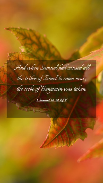 Picture 03 - 1 Samuel 10:20 KJV Mobile Phone Wallpaper - And when Samuel had caused all the tribes of - Mobile Bible Verse Wallpaper