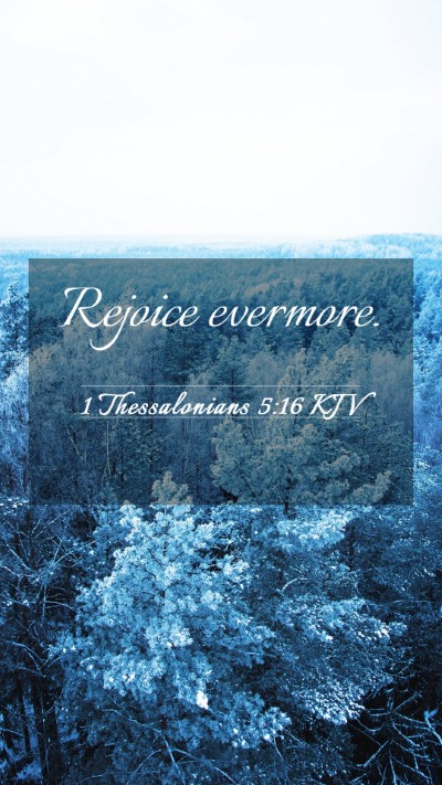 Picture 03 - 1 Thessalonians 5:16 KJV Mobile Phone Wallpaper - Rejoice - Mobile Bible Verse Wallpaper