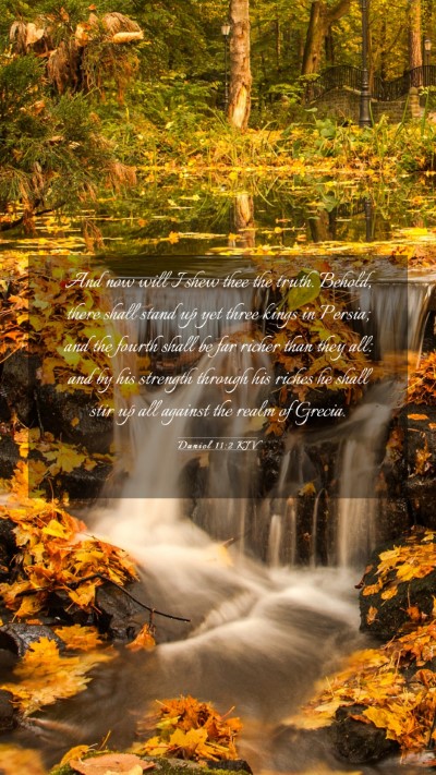 Picture 03 - Daniel 11:2 KJV Mobile Phone Wallpaper - And now will I shew thee the truth. Behold, there - Mobile Bible Verse Wallpaper