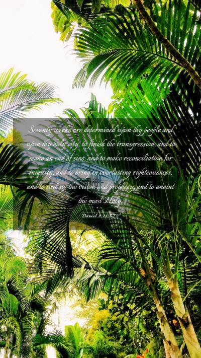 Picture 03 - Daniel 9:24 KJV Mobile Phone Wallpaper - Seventy weeks are determined upon thy people and - Mobile Bible Verse Wallpaper