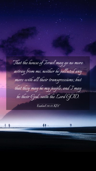 Picture 03 - Ezekiel 14:11 KJV Mobile Phone Wallpaper - That the house of Israel may go no more astray - Mobile Bible Verse Wallpaper