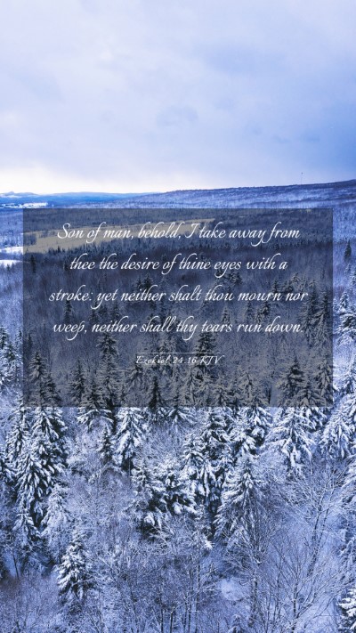 Picture 03 - Ezekiel 24:16 KJV Mobile Phone Wallpaper - Son of man, behold, I take away from thee the - Mobile Bible Verse Wallpaper