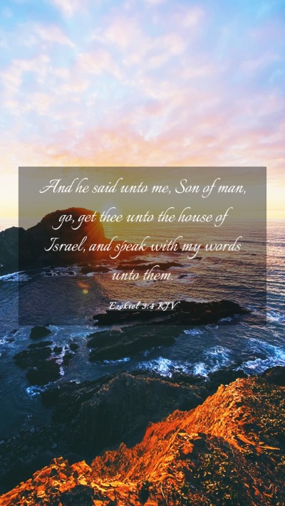 Picture 03 - Ezekiel 3:4 KJV Mobile Phone Wallpaper - And he said unto me, Son of man, go, get thee - Mobile Bible Verse Wallpaper