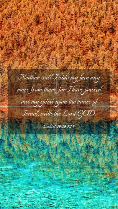 Picture 03 - Ezekiel 39:29 KJV Mobile Phone Wallpaper - Neither will I hide my face any more from them: - Mobile Bible Verse Wallpaper