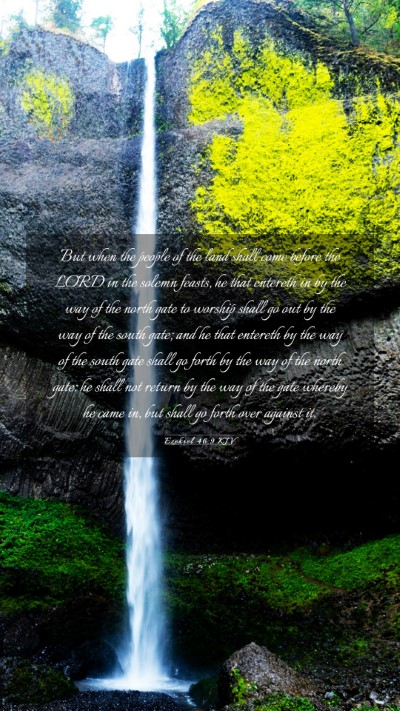 Picture 03 - Ezekiel 46:9 KJV Mobile Phone Wallpaper - But when the people of the land shall come before - Mobile Bible Verse Wallpaper