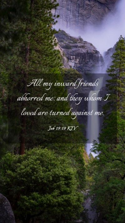 Picture 03 - Job 19:19 KJV Mobile Phone Wallpaper - All my inward friends abhorred me: and they whom - Mobile Bible Verse Wallpaper