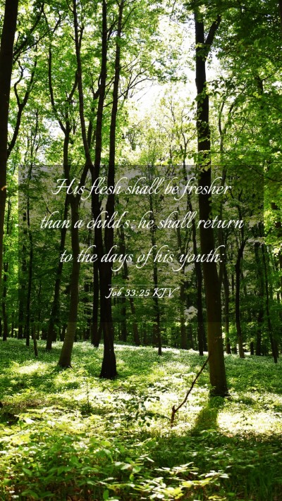 Picture 03 - Job 33:25 KJV Mobile Phone Wallpaper - His flesh shall be fresher than a child's: he - Mobile Bible Verse Wallpaper