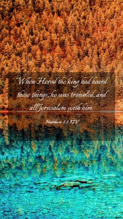 Picture 03 - Matthew 2:3 KJV Mobile Phone Wallpaper - When Herod the king had heard these things, he - Mobile Bible Verse Wallpaper