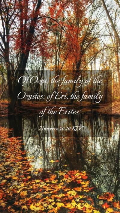Picture 03 - Numbers 26:16 KJV Mobile Phone Wallpaper - Of Ozni, the family of the Oznites: of Eri, the - Mobile Bible Verse Wallpaper