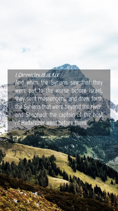 Picture 04 - 1 Chronicles 19:16 KJV Mobile Phone Wallpaper - And when the Syrians saw that they were put to - Mobile Bible Verse Wallpaper
