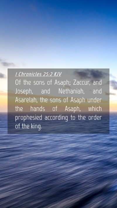 Picture 04 - 1 Chronicles 25:2 KJV Mobile Phone Wallpaper - Of the sons of Asaph; Zaccur, and Joseph, and - Mobile Bible Verse Wallpaper