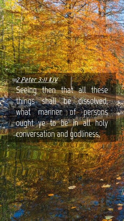 Picture 04 - 2 Peter 3:11 KJV Mobile Phone Wallpaper - Seeing then that all these things shall be - Mobile Bible Verse Wallpaper