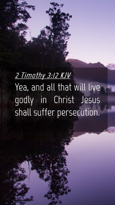 Picture 04 - 2 Timothy 3:12 KJV Mobile Phone Wallpaper - Yea, and all that will live godly in Christ Jesus - Mobile Bible Verse Wallpaper